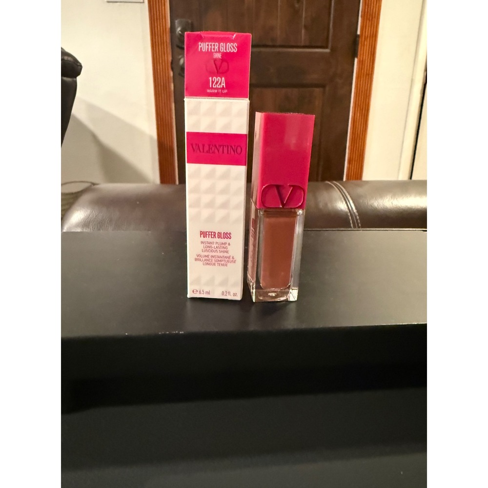 Valentino Puffer Gloss Shine 122A Warm It Up Lip Gloss NIB 6.5ml 0.2 fl oz
